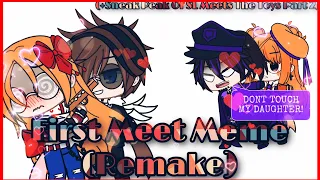 First Meet Meme (Remake)~ Gacha Club ~(Gabriel/Freddy X Elizabeth/Circus Baby) ~ (+Bonus Sneak Peak)