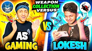 Lokesh Gamer Vs As Gaming Best Gun Collection Battle Guess Who Will Win End Game 🤯 Garena Free Fire