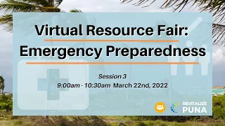 Emergency Preparedness - Virtual Resource Fair