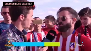 Aficionados del Atlético de Madrid atacan la placa de Hugo Sánchez en el Wanda Metropolitano