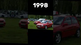 Evolution of Vauxhall Corsa {1993~2023}  in Just 25 sec #shorts #evolution #mgctube#vauxhall