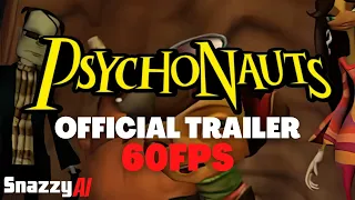 Psychonauts Official Trailer Remastered in 1080P 60FPS