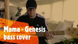 Mama   Genesis bass cover