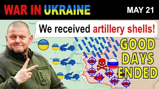 21 May: GAME CHANGER! Russian Tank Assault DEMOLISHED WITH ARTILLERY BARRAGE | War in Ukraine