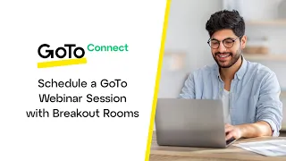 Schedule a GoTo Webinar Session with Breakout Rooms