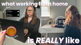 What Working From Home Is REALLY Like | *Realistic* Work From Home Day In My Life