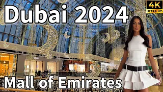 Dubai Mall of The Emirates 🇦🇪 Ramadan 2024! Luxury Shopping Destination! [ 4K ] Walking Tour