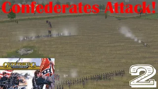 Scourge of War: Gettysburg | The Confederates Attack! | Part 2