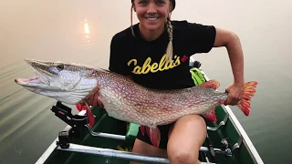 22 lb  Northern Pike! - Alberta Fishing