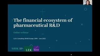Webinar Financial Ecosystem of Pharmaceutical R&D