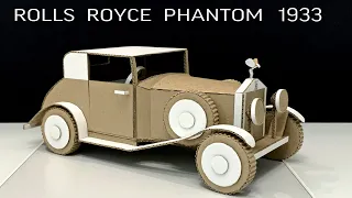 ROLLS ROYCE PHANTOM from Cardboard / Diy Classic Car