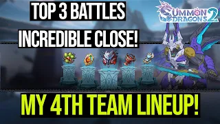 This been the craziest Fights i saw! - Amphitheatre of Glory - 4Th Team [Summon Dragons 2] PvP Guide