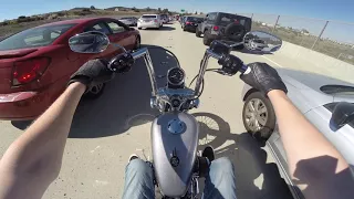 Harley Davidson ride to school