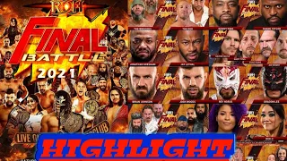 Ring of Honor final battle 2021 highlight