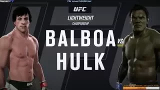 Rocky vs Hulk EA Sports UFC 2