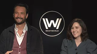 'Westworld' Season 2: Shannon Woodward and Rodrigo Santoro (FULL INTERVIEW)