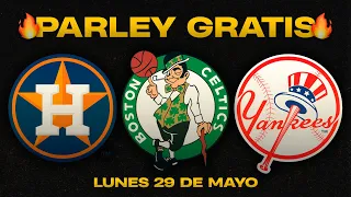 🔥 PRONOSTICOS MLB NBA Y NHL PARA HOY LUNES 29/05/2023 ⚾ PARLEY GRATIS ⚾