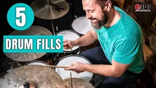 5 Drum Fills You Can Use TODAY | Drum Fills | Stephen Taylor Drum Lesson