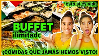 BUFFET MEXICO🇲🇽 2022. Mucha comida rica🥵 ¡Esto sería la gloria🤤 para un cubano🥺! Cubanas reaccionan