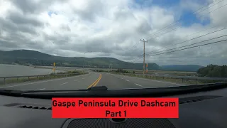 Gaspe Peninsula Drive Dashcam Part 1 - Mont-Joli To Gaspe, Quebec (Quebec Route 132)