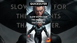 Quicksilver's Lightning Wisdom: Motivational Quote ⚡#shorts #quicksilver #marvel