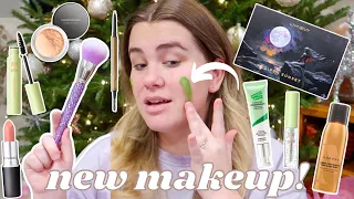 trying NEW makeup! ✨ full face of first impressions *vlogmas day 9*