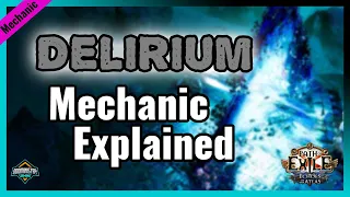 [Path of Exile] Delirium Mechanic Explained! Cluster Jewels Explained!