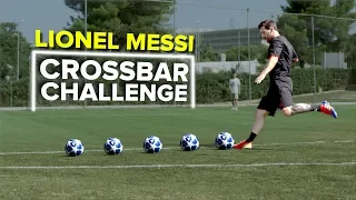 LIONEL MESSI CROSSBAR CHALLENGE | testing Messi's accuracy