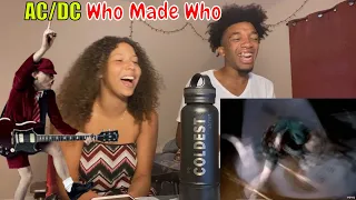 GIRLFRIEND REACT TO AC/DC - Who Made Who (Official Video) REACTION 🔥😍 | FIRST TIME HEARING