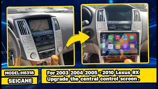 Lexus RX300 RX330 RX350 Ultimate Upgrade | 10.1" HD Android 13.0 CarPlay & GPS 2003 2004 2005 -2010