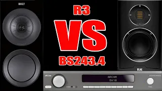 [Sound Battle] ELAC Carina BS243.4 vs KEF R3 Bookshelf Speakers w/Arcam SA10 Integrated Amp