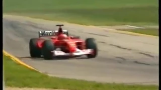 Ferrari Formula 1 V10 PURE EXHAUST SOUND - M.Schumacher Test for the GP Monaco 2002