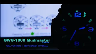 CASIO G-Shock GWG 1000 + GWG 2000 Mudmaster FULL Tutorial + Test Mode Tutorial - Free Instructions