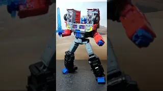 Transformers Legacy Laser Optimus Prime Roll Out and Transform G2 #Shorts