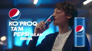 Ko`proq ta'm Pepsi bilan birga!