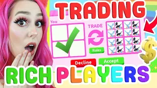 I Only Traded The *RICHEST* Players In Adopt Me.. This Is What I Got! (Roblox)