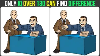 Spot The Difference : Only Genius can find all puzzles (Find The Difference # 37)