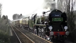 35028 Clan Line at 75mph | Belmond British Pullman - 16.02.18