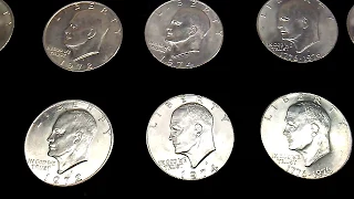 COIN ROLL HUNTING IKE DOLLAR MEGA SCORE