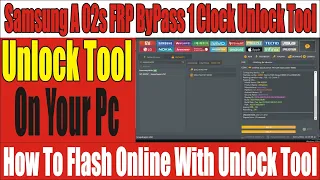 samsung a02s frp bypass/ how to remove frp samsung a02s online team viewer with unlock tool