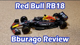 2022 Max Verstappen Bburago RB18 Diecast Review