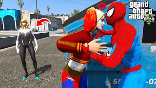 HOMEM ARANHA se ESCONDEU da sua NAMORADA para BEIJAR ARLEQUINA  no GTA 5