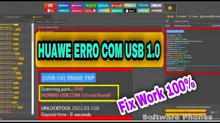 HUAWEI ERROR COM USB 1.0 FIX WORK 100%