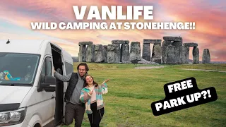 we slept next to Stonehenge.. wild camping for FREE at Britain's most iconic site | Vanlife England