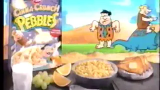 Cinna Crunch Pebbles Cereal "Meteor" TV Ad - 2002