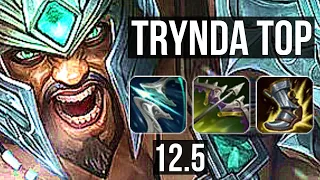 TRYNDAMERE vs YONE (TOP) | Rank 1 Trynda, 6 solo kills | JP Grandmaster | 12.5