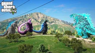 Godzilla Earth vs Godzilla, Shin Godzilla, Heisei Godzilla - GTA V Mods