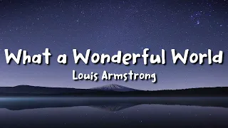 1 Hour |  Louis Armstrong - What a Wonderful World (lyrics)  | Lyrics Journey