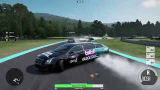 Insane REACTION to REVERSE DRIFTING a RWD Limo