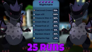 25 Nightmare Raid Fights 2024, how lucky will I be with loot? | Loomian Legacy